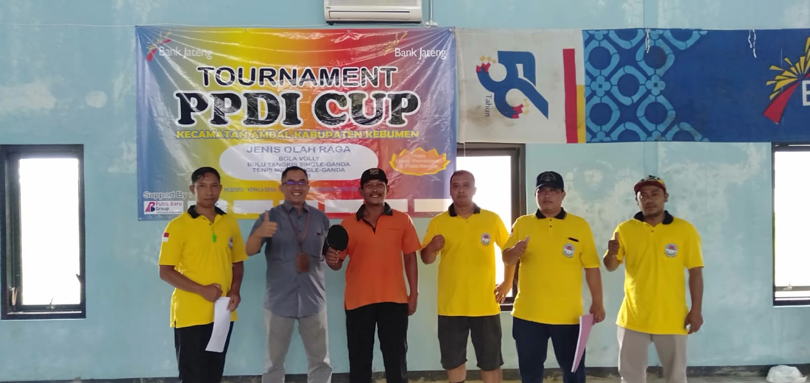 PPDI Cup Kecamatan Ambal Gelar Turnamen Tenis Meja dan Catur